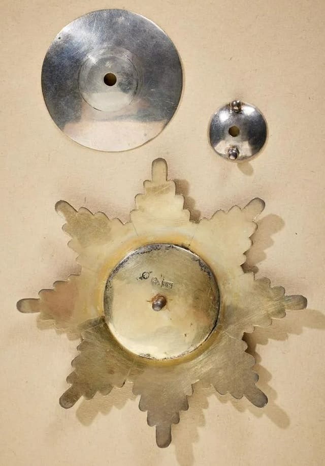 Order of Saint Alexander Nevsky Breast Star made by Frederick Adolf  Golshtenius.jpg
