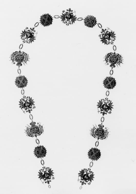 Order of Saint Andrew awarded in 1867 to Prince August Duke of Dalarna.jpg