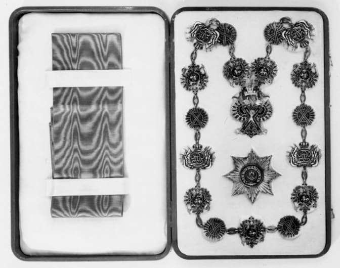Order of Saint Andrew awarded in  1867 to Prince  August Duke of Dalarna.jpg