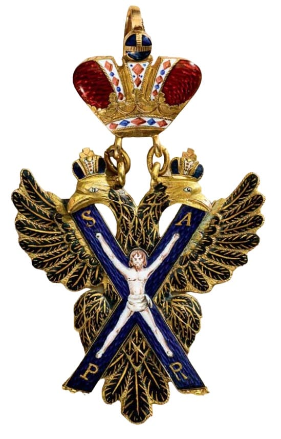 Order of Saint Andrew cross from late 1790s early 1880s.jpg