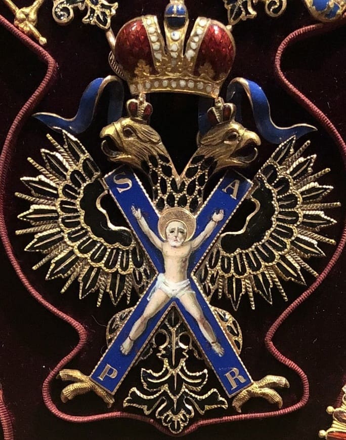 Order of Saint Andrew the First Called awarded  to Marshal of France Jean-Baptiste Philibert Vaillant.jpg