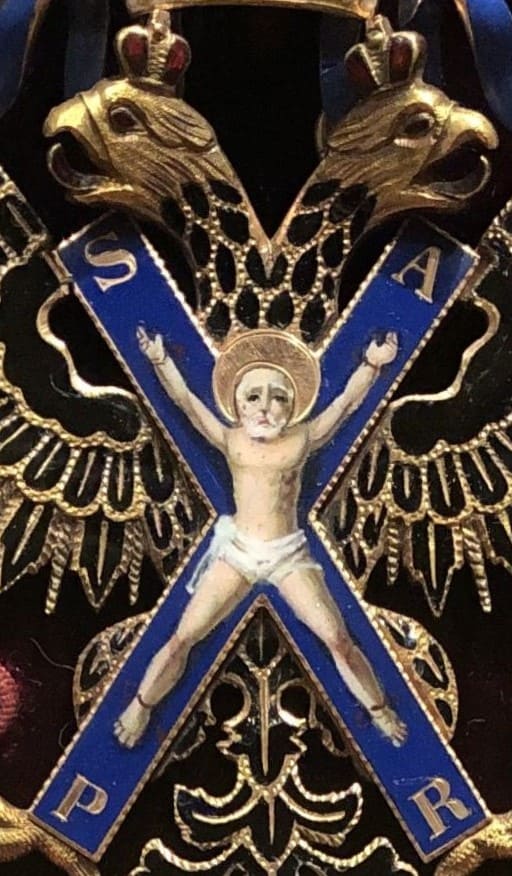 Order of Saint Andrew the First Called awarded  to Marshal of France Jean-Baptiste Philibert Vaillant — копия.jpg