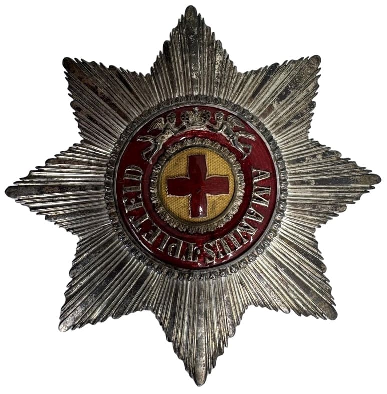 Order of Saint Anna breast star made by Moscow workshop VM ВМ.jpg