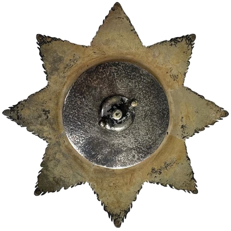 Order  of Saint Anna breast star made by Moscow workshop VM ВМ.jpg