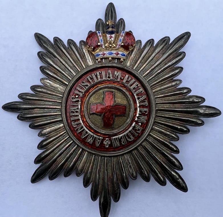 Order of Saint Anna Breast Star with Imperial Crown marked KK.jpg