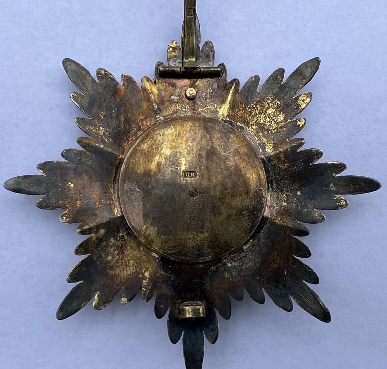 Order of  Saint Anna Breast Star with Imperial Crown marked KK.jpg