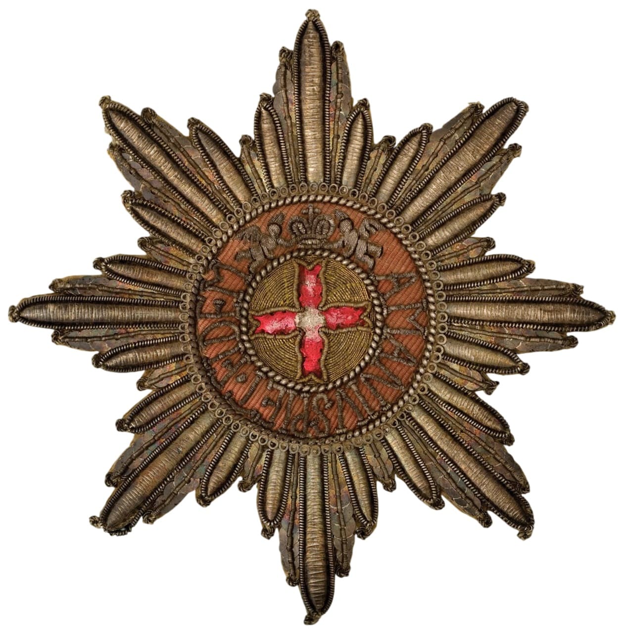 Order of Saint Anna Embroidered Breast Star made by André Alckens, Vienne.jpg
