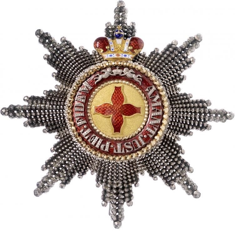 Order of Saint  Anna made by Rothe, Wien.jpg