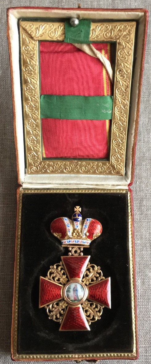 Order of Saint Anna with Imperial  Crown  made by Immanuel Pannasch.jpg