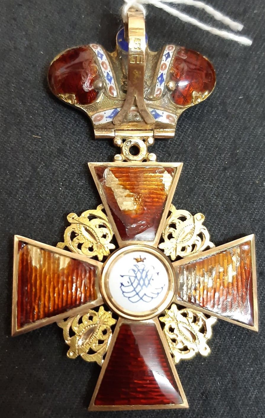 Order of Saint Anna  with Imperial Crown made by Julius Keibel.jpg