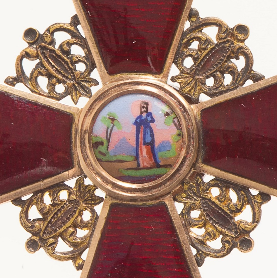 Order of Saint Anna with Imperial Crown made by made  by Julius Keibel.jpg
