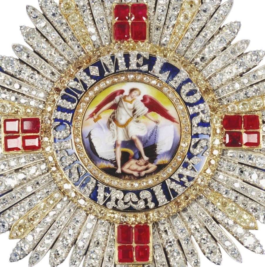 Order of Saint Michael  and Saint George breast star with Diamonds.jpg