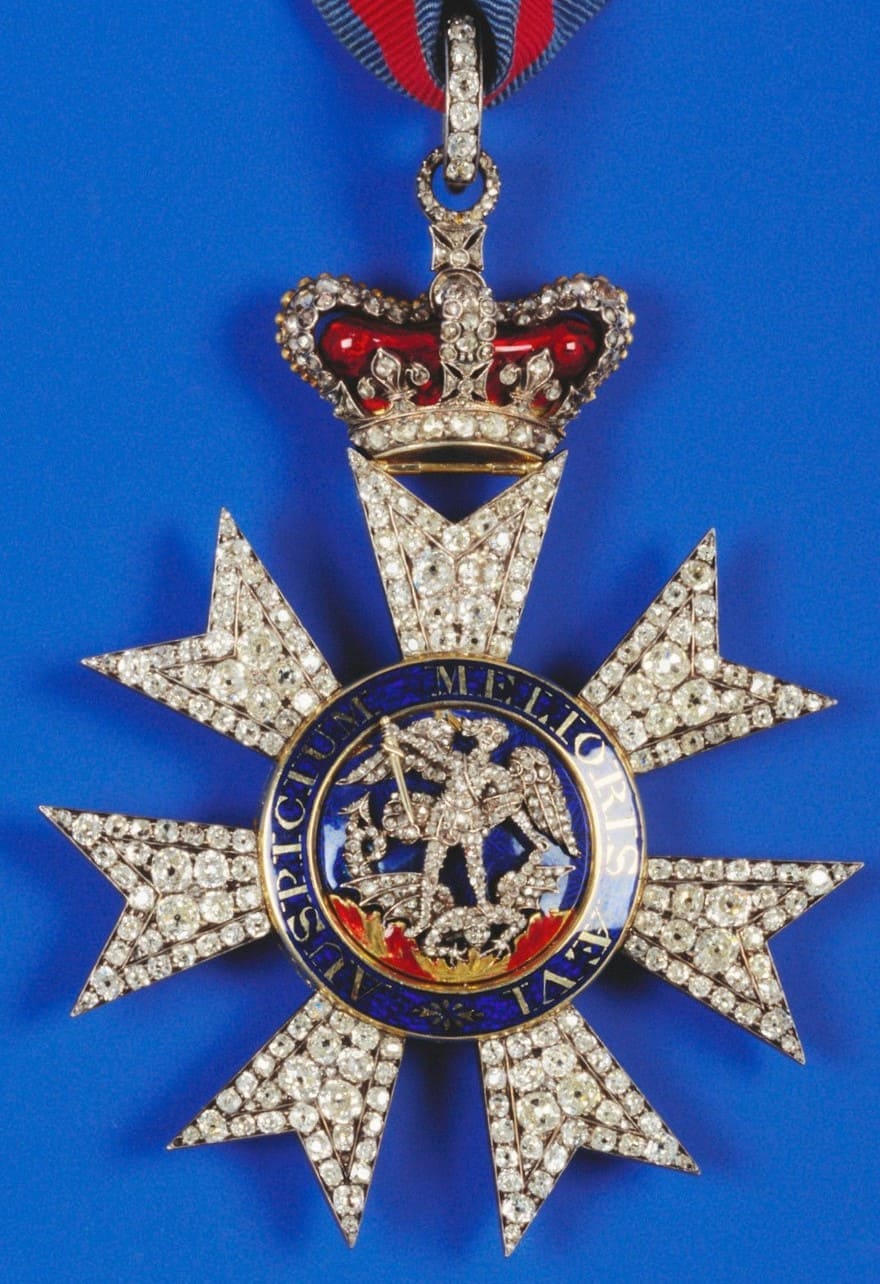 Order of Saint Michael and Saint George Decorated with Diamonds and Rubies.jpg
