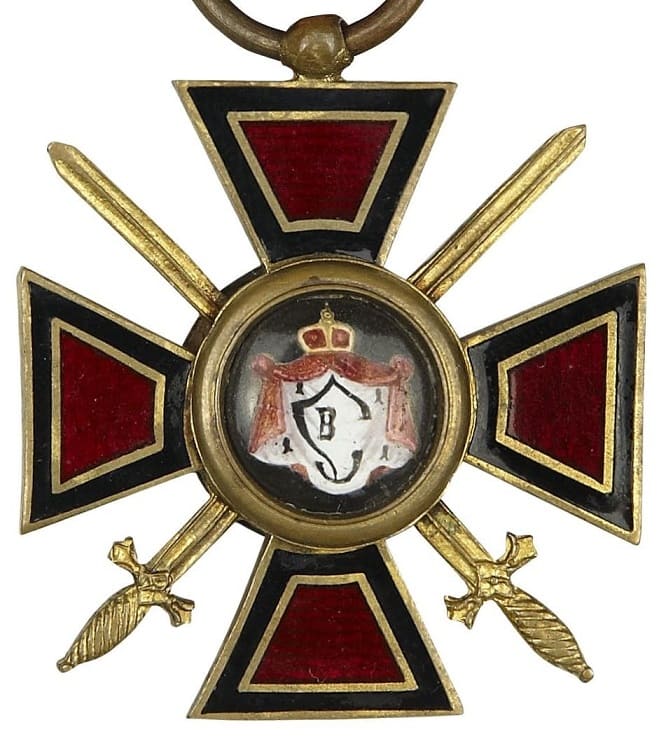 Order of Saint Vladimir 4th class made by French Workshop.jpg