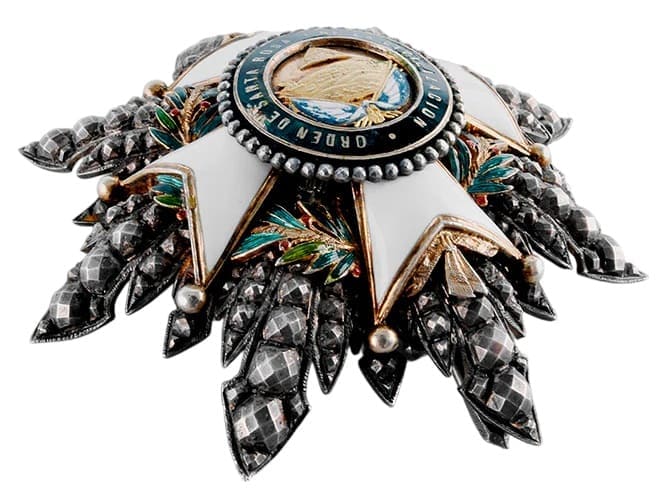 Order  of Santa Rosa and of Civilization made by Halley.jpg