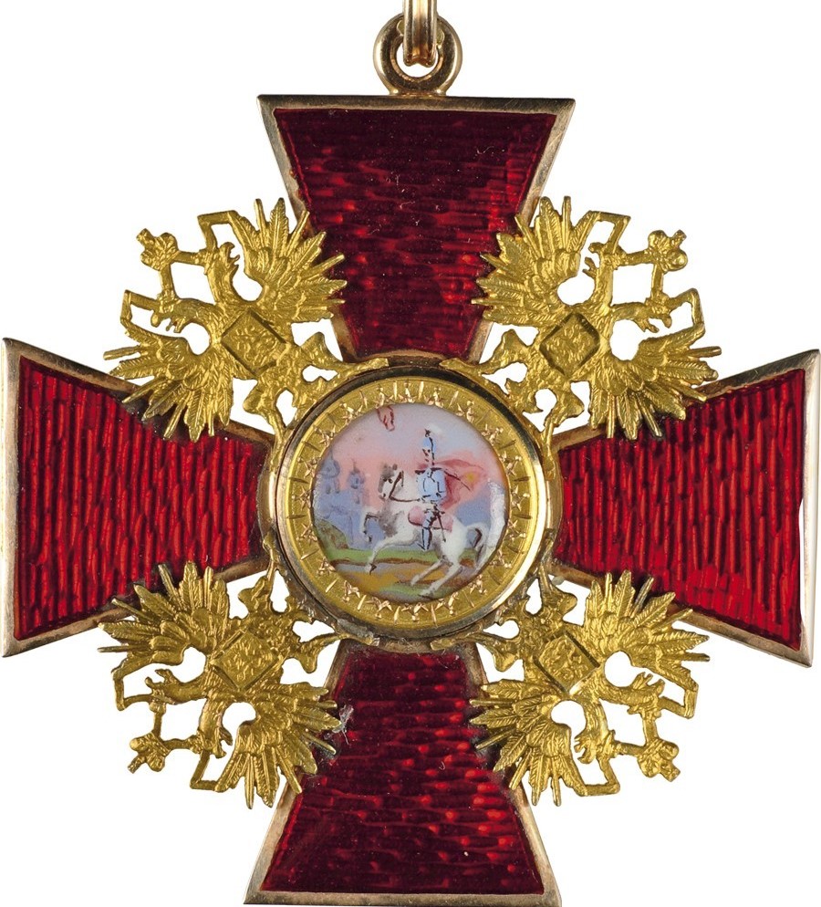Order of St. Alexander Nevsky made by Albert Keibel workshop marked AK.jpeg
