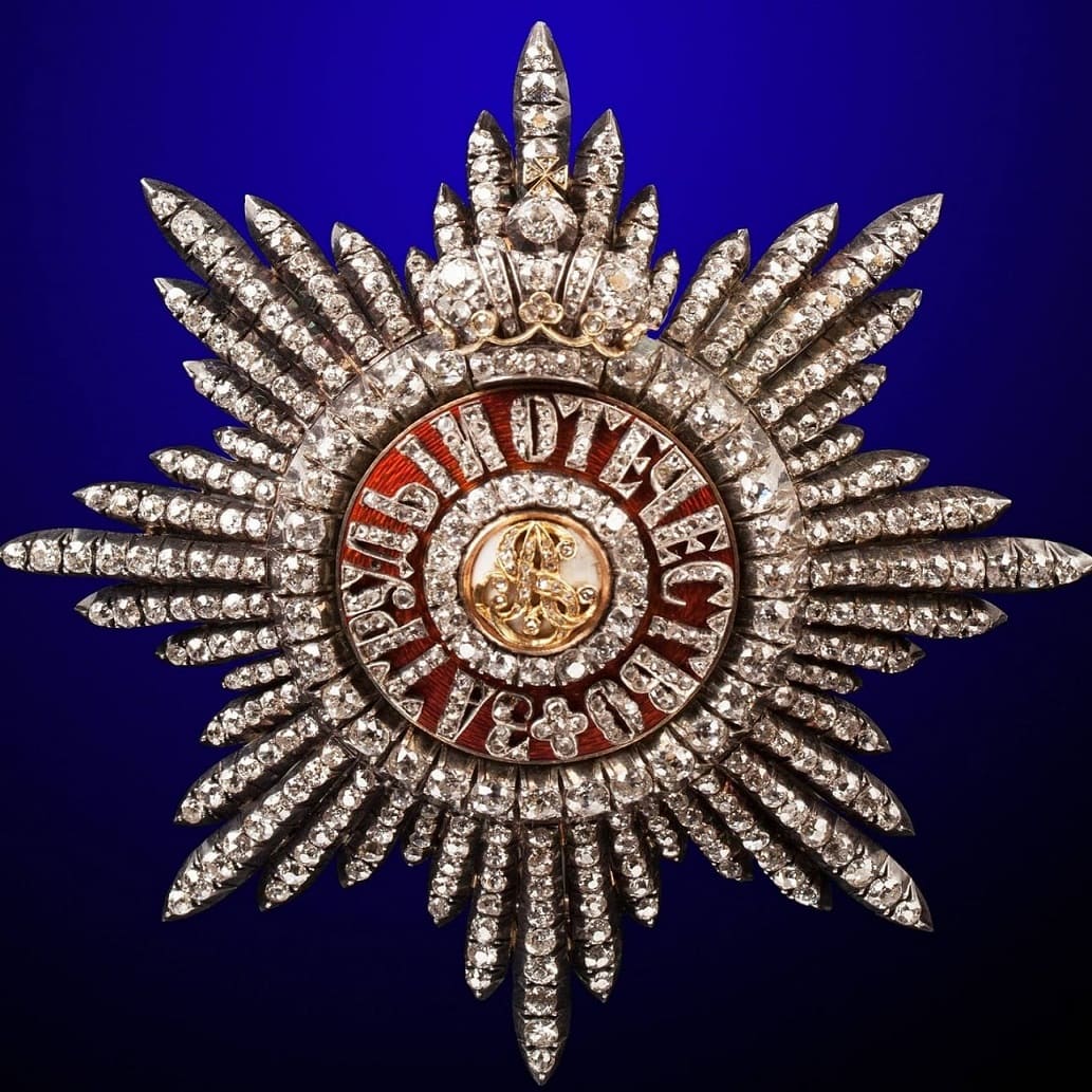 Order of St. Alexander Nevsky with diamonds made awarded to Paul Deschanel in 1901.jpg
