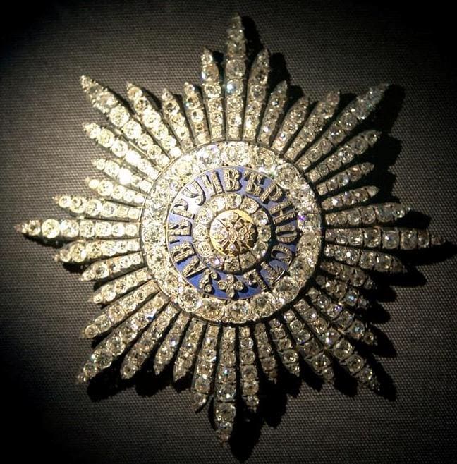 Order of St. Andrew with Diamonds for Non-Christians from  Topkapı Palace Museum.jpg