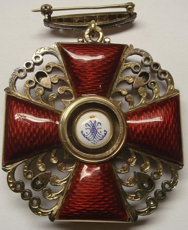 Order of  St. Anna with Diamonds made by St.Petersburg workshop A.R..jpg