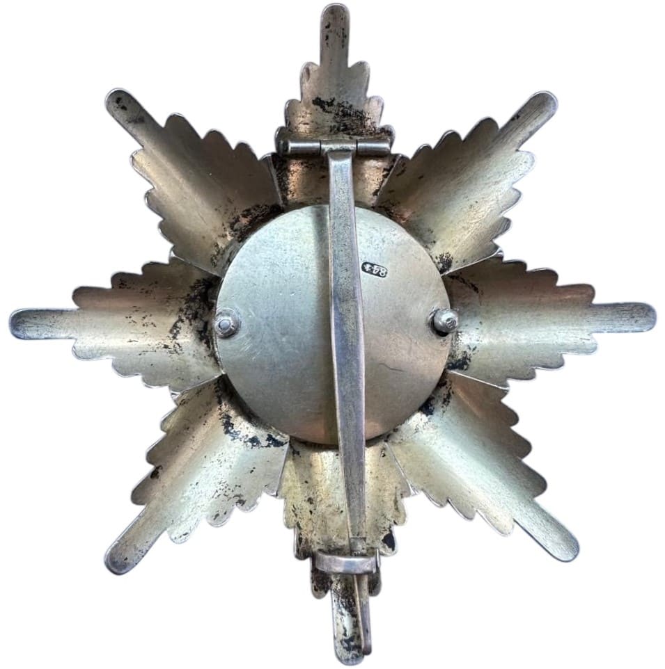 Order of St. Anne breast star manufactured by  Nichols&Plinke NP workshop.jpg
