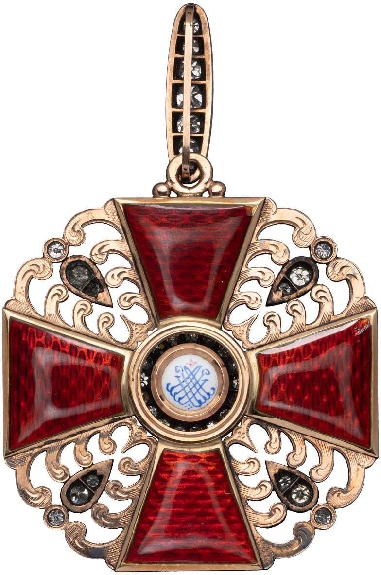 Order of St. Anne with Diamonds made  by Dmitri Osipov workshop.jpg