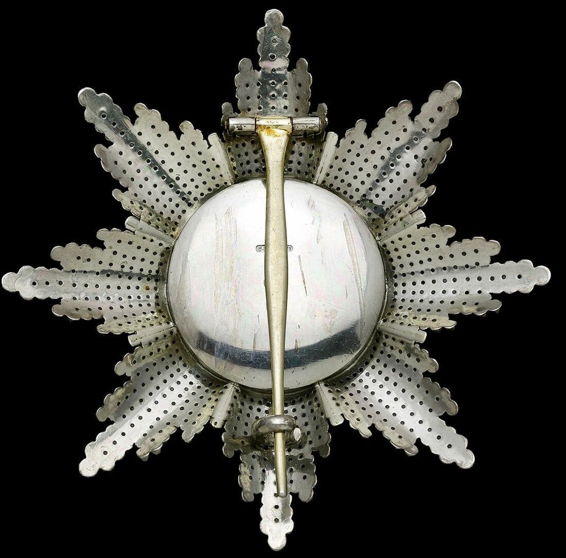 Order of the Black Eagle breast star by C. F. Rothe,  Vienna.jpg