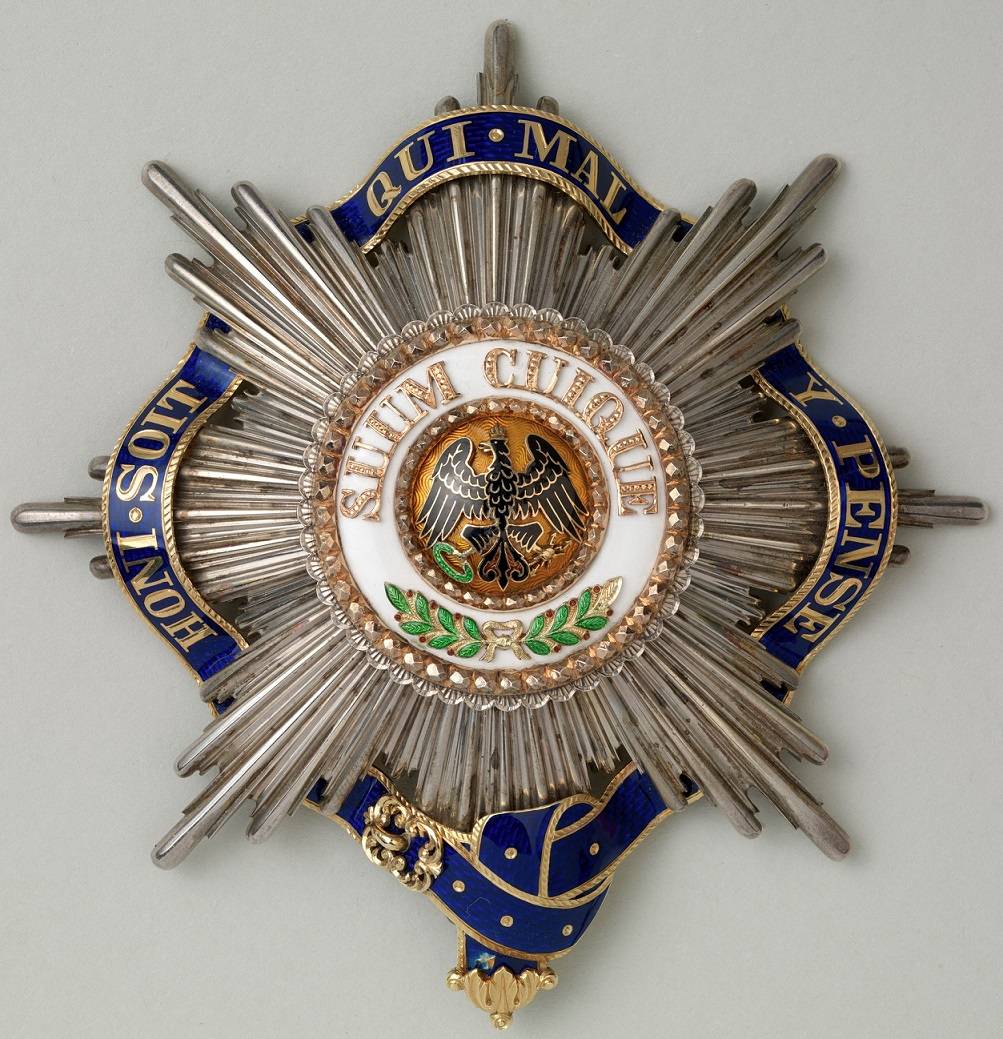 Order  of the Black Eagle combined with the Order of the Garter.jpg