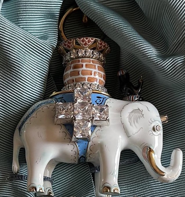 Order of the Elephant awarded  to Emmanuel Macron in 2018.jpg
