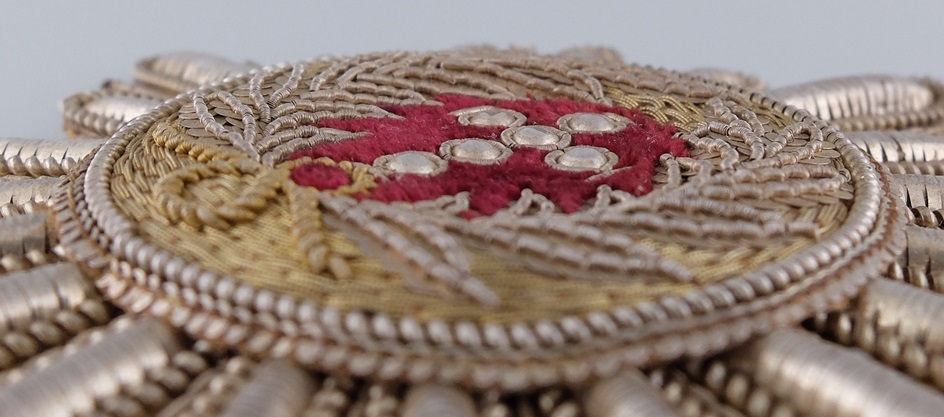 Order of the Elephant Embroidered Breast  Stars made by Hummel.jpg