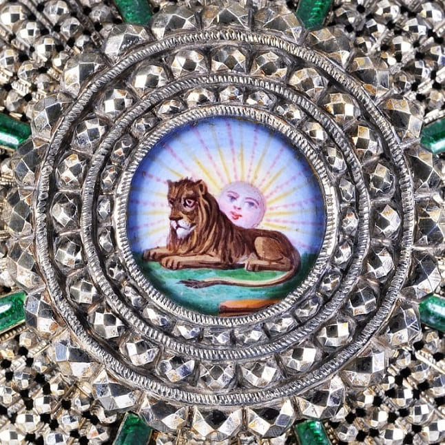 Order of the Lion  and Sun 1st class  made by Kretly, Paris.jpg