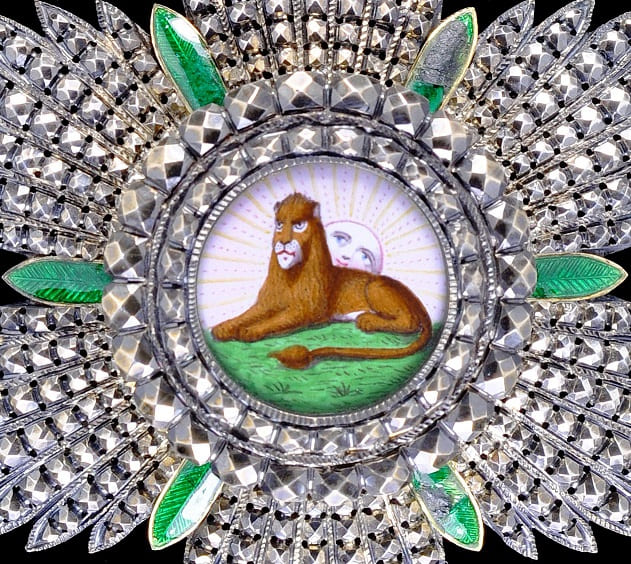 Order of the Lion and Sun 3rd  class  made by Kretly, Paris.jpg