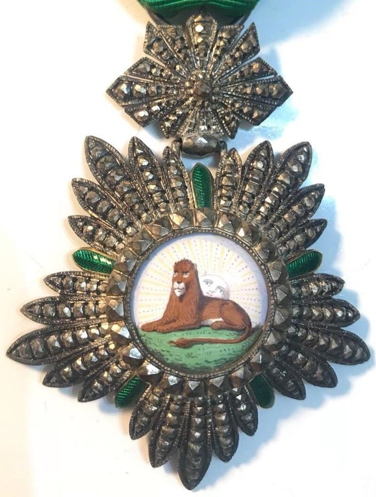 Order of the  Lion  and Sun 4th class made by Kretly, Paris.jpg