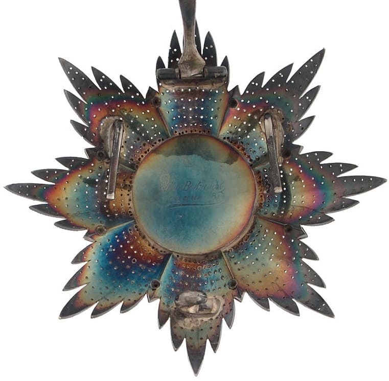 Order of the Lion  and Sun breast star made by Arthus Bertrand.jpg