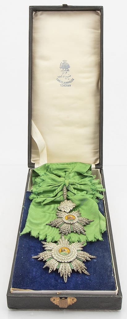 Order of  the Lion and Sun made by Saniolmamalek, Téhéran.jpg