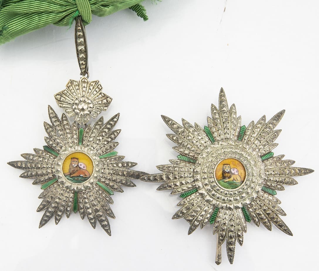 Order  of the Lion and Sun made by Saniolmamalek, Téhéran.jpg