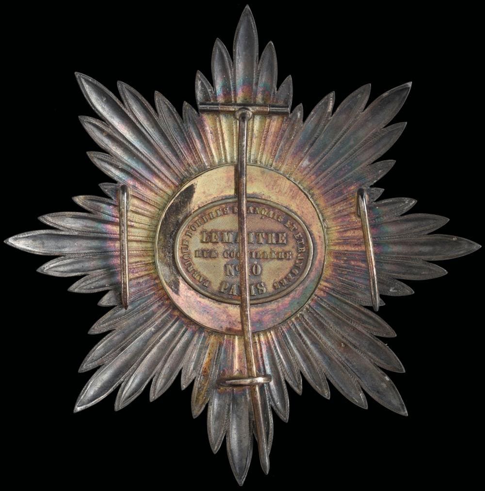 Order of the Redeemer breast  star made by Lemaitre Paris.jpg