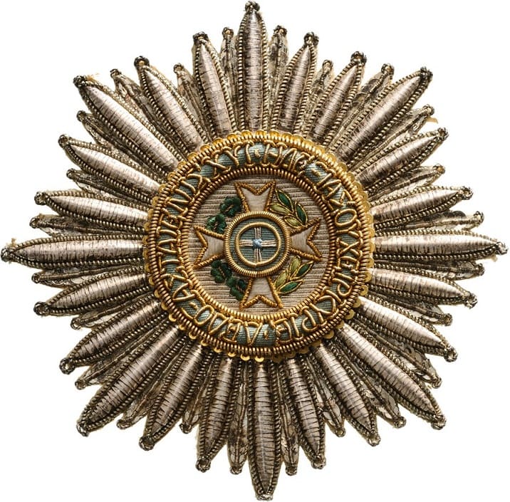 Order  of the Redeemer  Embroidered Breast Star  made by Heinrich Vogels & Alcken.jpg