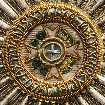 Order of the Redeemer  Embroidered Breast Star  made by Heinrich Vogels & Alcken.jpg