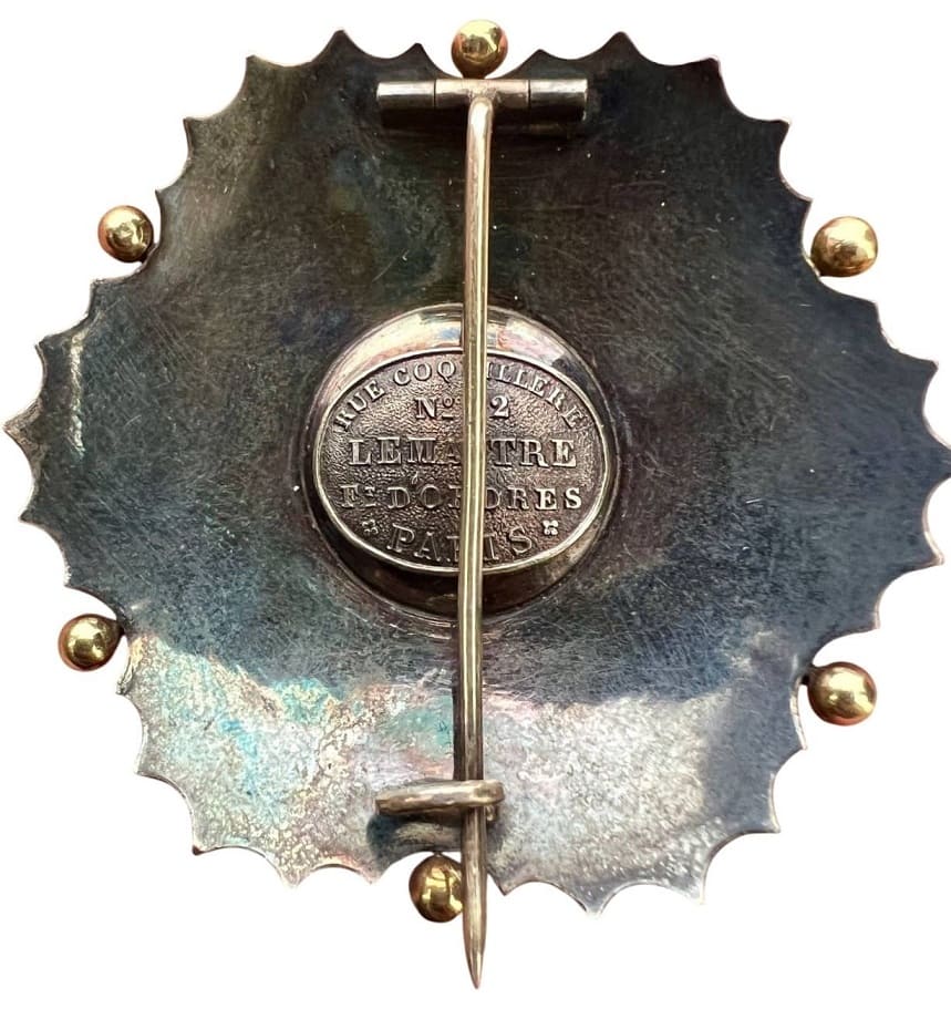 Order of the Rose   breast star made by Lemaitre, Paris.jpg