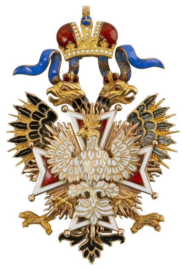 Order of the White Eagle  awarded to Foreign Minister of Romania Ioan Lahovary.jpg