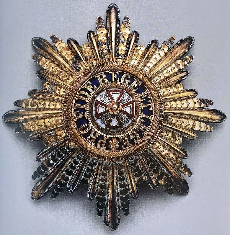 Order of the White Eagle breast star of Marquis Nicola Santangelo.jpg