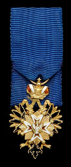 Order of the White Eagle, dress miniature of the badge.jpg