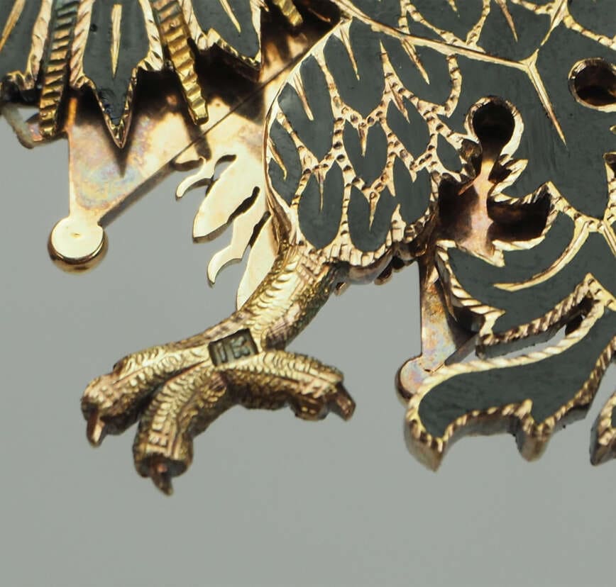 Order  of the White  Eagle made by Julius Keibel IK awarded in 1875.jpg