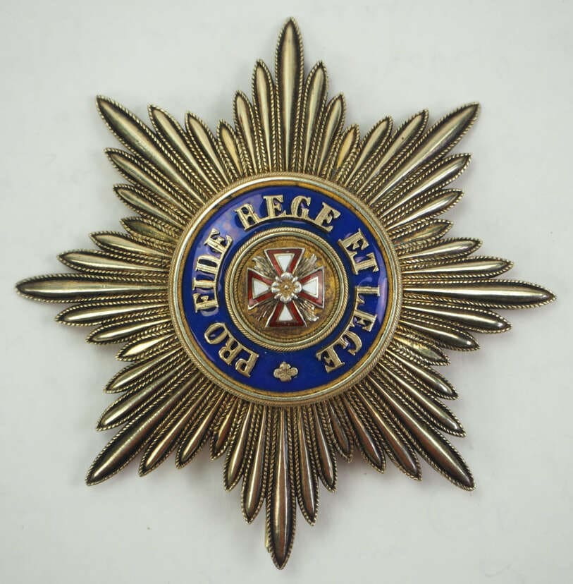 Order of the White Eagle made by Julius Keibel IK  awarded in 1875.jpg