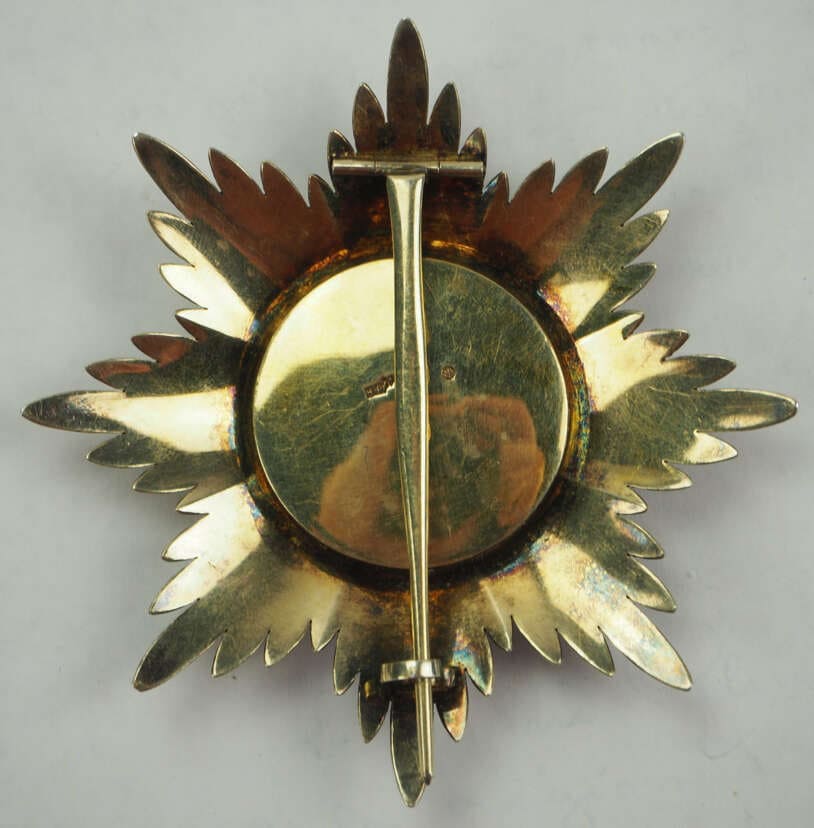 Order of the White Eagle made by  Julius  Keibel IK  awarded in 1875.jpg