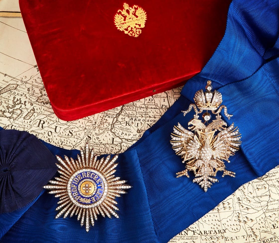Order  of  the White Eagle with Diamonds awarded in 1913 to General Albert d'Amade.jpg
