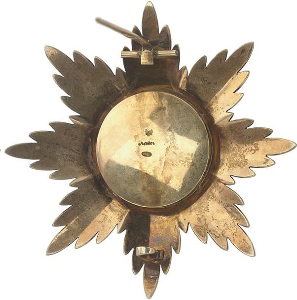 Order of White  Eagle breast star for Non-Christians made by Albert Keibel.jpg