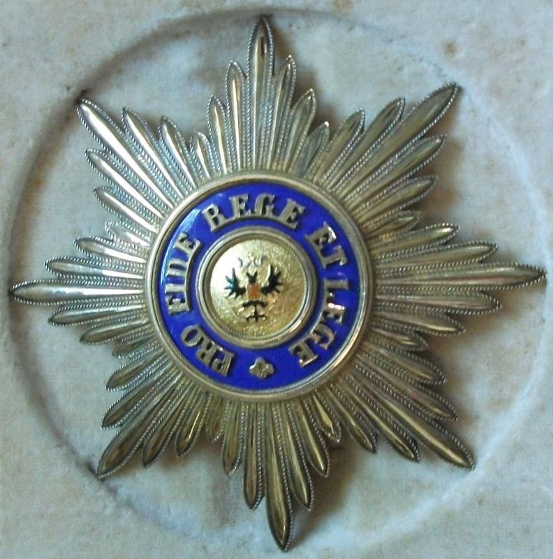 Order of White  Eagle for Non-Christians awarded in 1891.jpg