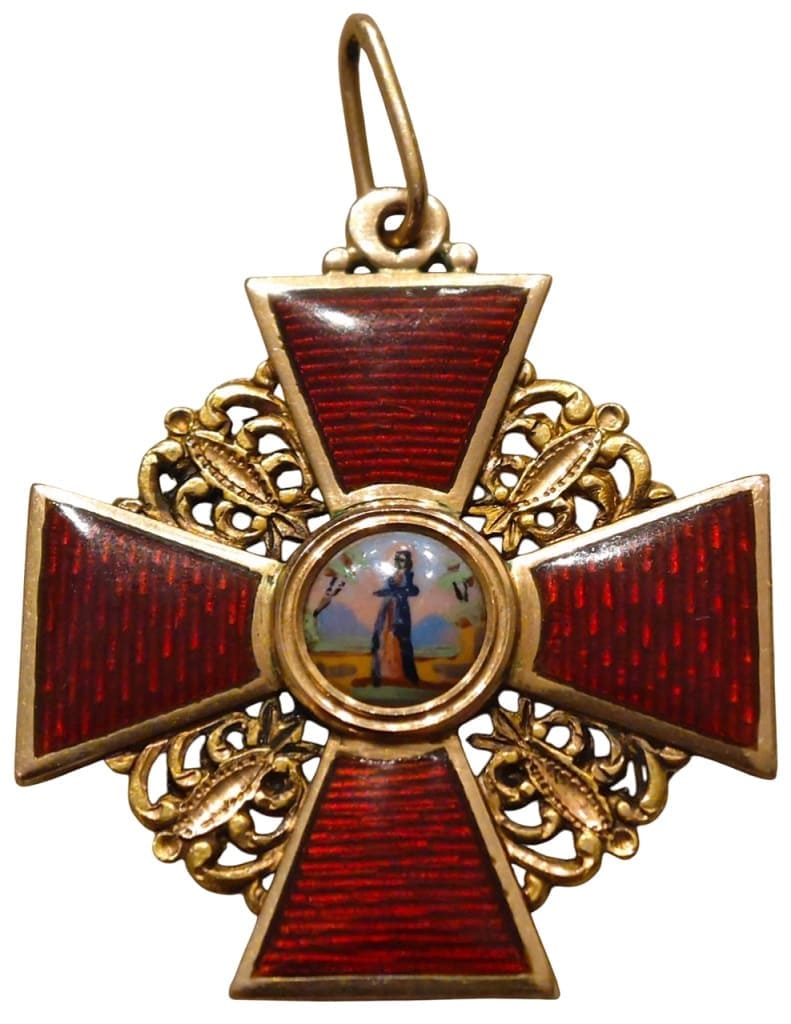 Ordre de Sainte Anne Croix de chevalier de 3e classe 1870 IK.jpg