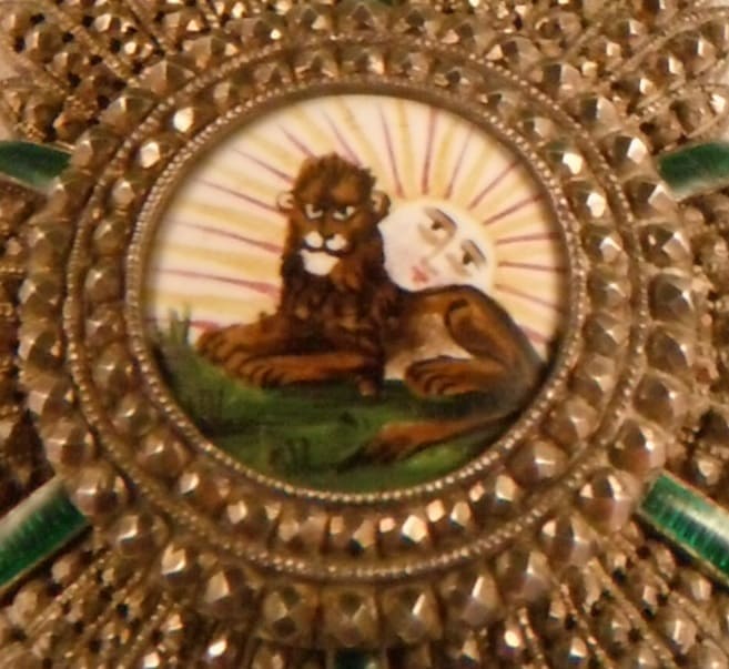Ordre du Lion et du Soleil croix de Commandeur par  Wolfers.jpg